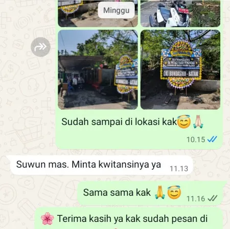 Pengiriman Papan Bunga Duka Ujungjaya Widasari